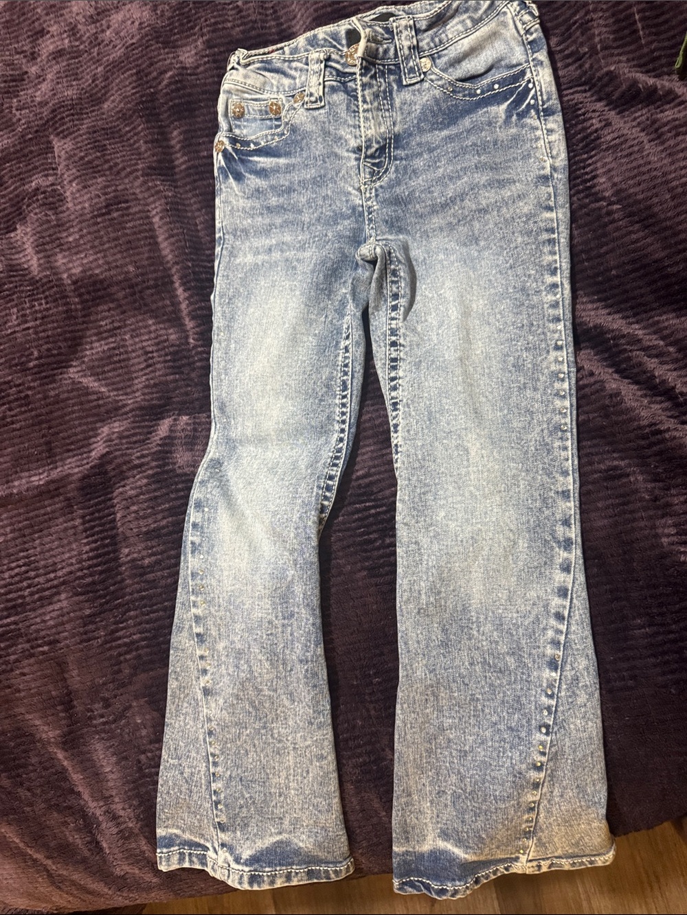 True Religion Kids Light Blue Flare Jeans